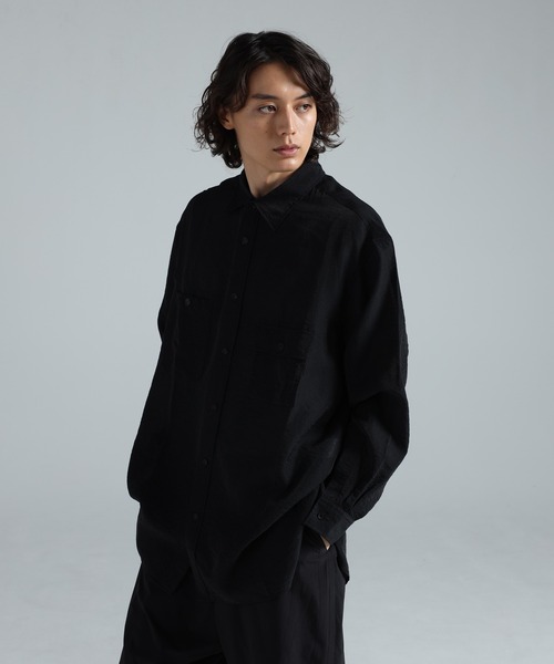 シャツ+ブラウス(長袖+七分) willfully like suede plain better daysSH willfully like suede plain better daysSHの通販 by chimu's shop