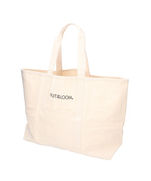 FRUIT OF THE LOOM(フルーツオブザルーム)の「【FRUIT OF THE LOOM/フルーツオブザルーム】【FRUIT OF THE LOOM/フルーツオブザルーム】CANVAS BIG TOTE BAG / キャンバスビッグトートバッグ(トートバッグ・レディース・グレー/ホワイト/グリーン/ピンク/イエロー/ブラック/ネイビー・FREE)」の9枚目の写真