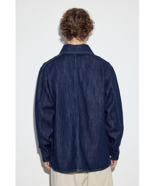 AZUL by moussy(アズールバイマウジー)の「リラックスデニムカバーオール 春服 秋服 ブルゾン(ブルゾン・メンズ・ワンウォッシュ/カーキ・LARGE/MEDIUM/SMALL)」の22枚目の写真