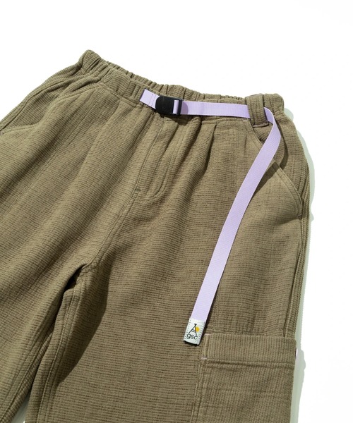 go slow caravan(ゴースローキャラバン)の「C/L/R カラーステッチ サイドポケットパンツ W(その他パンツ・レディース・ナチュラル/ブラック/カーキ・FREE)」の4枚目の写真