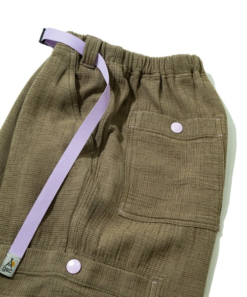 go slow caravan(ゴースローキャラバン)の「C/L/R カラーステッチ サイドポケットパンツ W(その他パンツ・レディース・ナチュラル/ブラック/カーキ・FREE)」の8枚目の写真