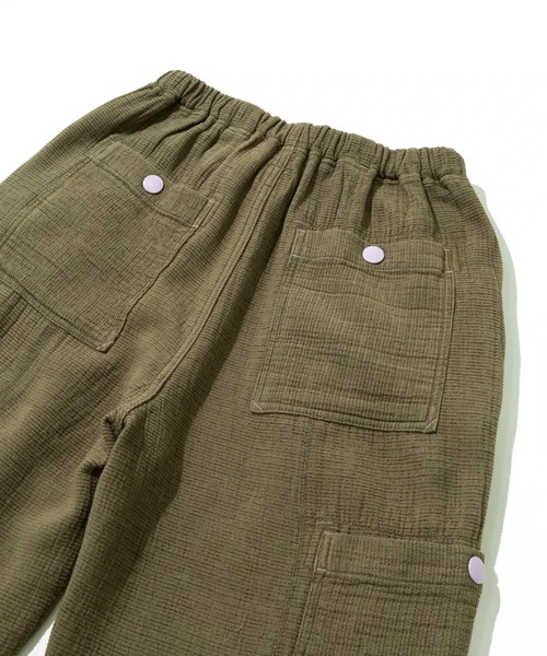 go slow caravan(ゴースローキャラバン)の「C/L/R カラーステッチ サイドポケットパンツ W(その他パンツ・レディース・ナチュラル/ブラック/カーキ・FREE)」の13枚目の写真