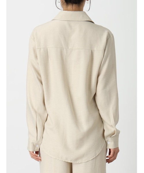 fifth（フィフス）の「リネンライクシャツパンツセットアップ（セットアップ・レディース・ブラック/ベージュ・M）」の15枚目の写真