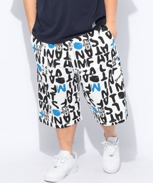 ショートパンツ ハーフパンツ 短パン メンズ 大きいサイズ FAT ANIMALS クジラ総柄 ショーツ ワイド 楽 B&T CLUB ビーアンドティークラブ
