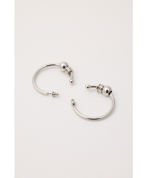 LAGUA GEM（ラグアジェム）の「BIG HOOP RING ピアス（ピアス（両耳用）・レディース・ゴールド/シルバー・FREE）」の6枚目の写真