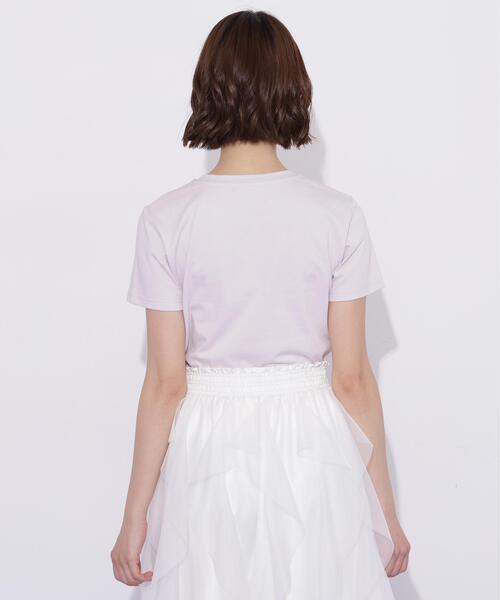 JILL by JILL STUART(ジルバイジルスチュアート)の「クロスJモチーフ刺繍ロゴTシャツ(Tシャツ/カットソー・レディース・ブルー/ピンク/ホワイト・FREE)」の10枚目の写真