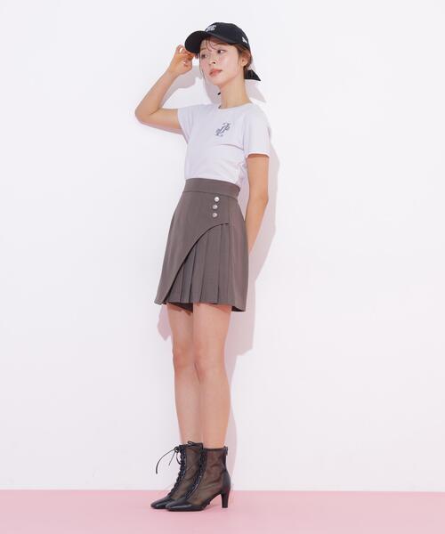 JILL by JILL STUART(ジルバイジルスチュアート)の「クロスJモチーフ刺繍ロゴTシャツ(Tシャツ/カットソー・レディース・ブルー/ピンク/ホワイト・FREE)」の20枚目の写真