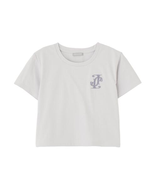 JILL by JILL STUART(ジルバイジルスチュアート)の「クロスJモチーフ刺繍ロゴTシャツ(Tシャツ/カットソー・レディース・ブルー/ピンク/ホワイト・FREE)」の21枚目の写真