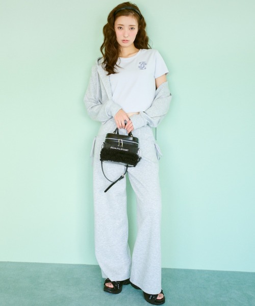 JILL by JILL STUART(ジルバイジルスチュアート)の「クロスJモチーフ刺繍ロゴTシャツ(Tシャツ/カットソー・レディース・ブルー/ピンク/ホワイト・FREE)」の5枚目の写真