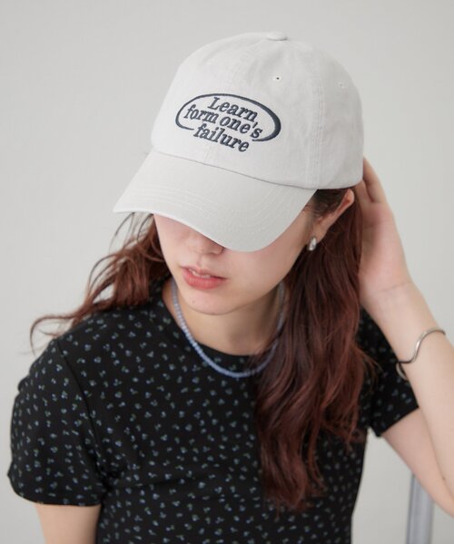 mystic(ミスティック)の「サークルロゴ刺繍キャップ(キャップ・レディース・アイボリー/ブラック・FREE)」の3枚目の写真