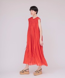 indian embroidery voile dress(インディアンエンブロイダリーボイルワンピース)