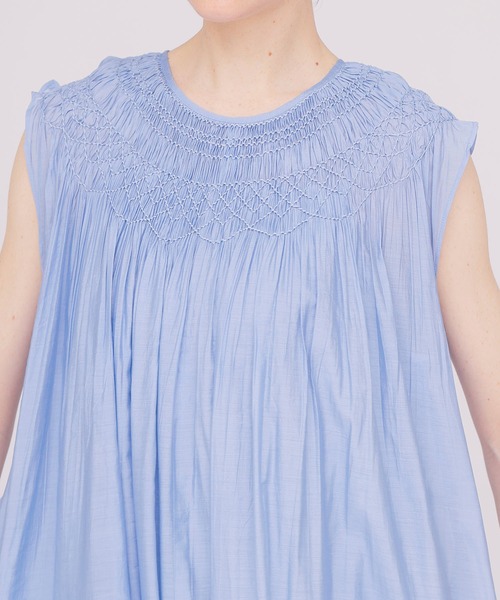 DRESSLAVE(ドレスレイブ)の「indian embroidery voile dress(インディアンエンブロイダリーボイルワンピース)(ワンピース・レディース・オレンジ/ラベンダー・38)」の7枚目の写真