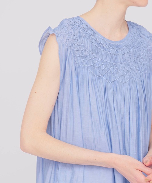 DRESSLAVE(ドレスレイブ)の「indian embroidery voile dress(インディアンエンブロイダリーボイルワンピース)(ワンピース・レディース・オレンジ/ラベンダー・38)」の8枚目の写真