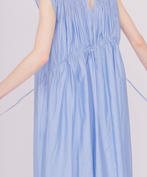 DRESSLAVE(ドレスレイブ)の「indian embroidery voile dress(インディアンエンブロイダリーボイルワンピース)(ワンピース・レディース・オレンジ/ラベンダー・38)」の22枚目の写真