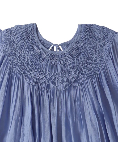 DRESSLAVE(ドレスレイブ)の「indian embroidery voile dress(インディアンエンブロイダリーボイルワンピース)(ワンピース・レディース・オレンジ/ラベンダー・38)」の19枚目の写真