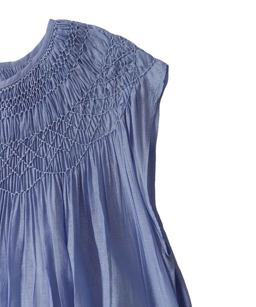 DRESSLAVE(ドレスレイブ)の「indian embroidery voile dress(インディアンエンブロイダリーボイルワンピース)(ワンピース・レディース・オレンジ/ラベンダー・38)」の20枚目の写真