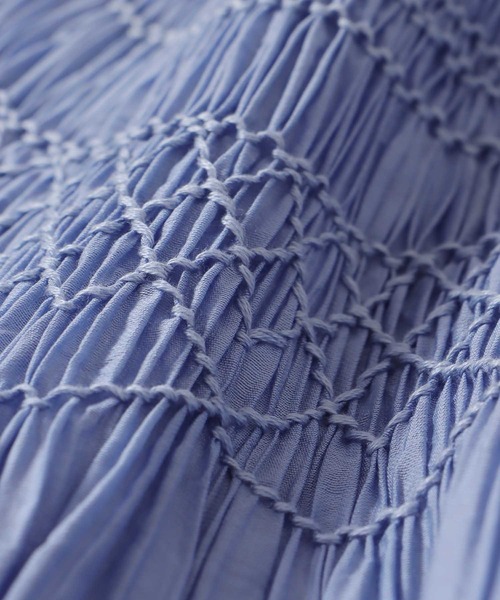 DRESSLAVE(ドレスレイブ)の「indian embroidery voile dress(インディアンエンブロイダリーボイルワンピース)(ワンピース・レディース・オレンジ/ラベンダー・38)」の13枚目の写真