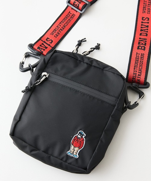 BEN DAVIS（ベンデイビス）の「【BEN DAVIS/ベンデイビス】ロゴテープショルダー8475（ショルダーバッグ・メンズ・ブラック・FREE）」の5枚目の写真