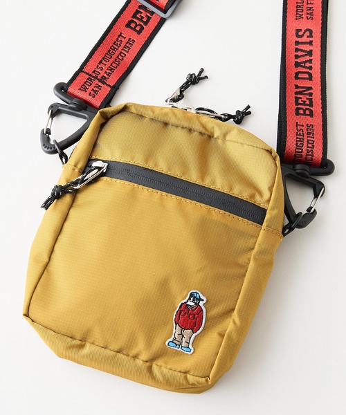 BEN DAVIS（ベンデイビス）の「【BEN DAVIS/ベンデイビス】ロゴテープショルダー8475（ショルダーバッグ・メンズ・ブラック・FREE）」の3枚目の写真