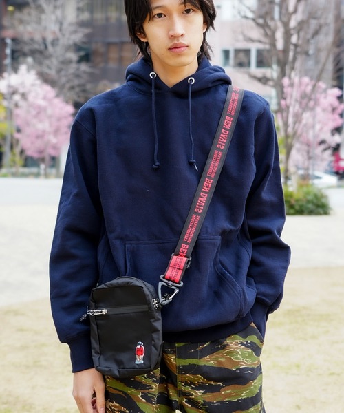 BEN DAVIS(ベンデイビス)の「【BEN DAVIS/ベンデイビス】【軽量・高耐久リップストップ】ミニショルダー 破れにくいタフ素材 ロゴテープ 公園・フェス・街歩き ユニセックス(ショルダーバッグ・メンズ・ブラック/オレンジ・FREE)」の20枚目の写真