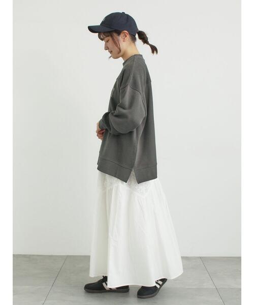 Samansa Mos2（サマンサ モスモス）の「ラインスニーカー（スニーカー・レディース・ベージュ/ブラック・M/XL/S/L）」の5枚目の写真