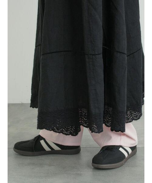 Samansa Mos2（サマンサ モスモス）の「ラインスニーカー（スニーカー・レディース・ベージュ/ブラック・M/XL/S/L）」の6枚目の写真