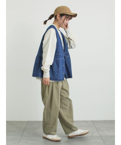 Samansa Mos2（サマンサ モスモス）の「ラインスニーカー（スニーカー・レディース・ベージュ/ブラック・M/XL/S/L）」の10枚目の写真