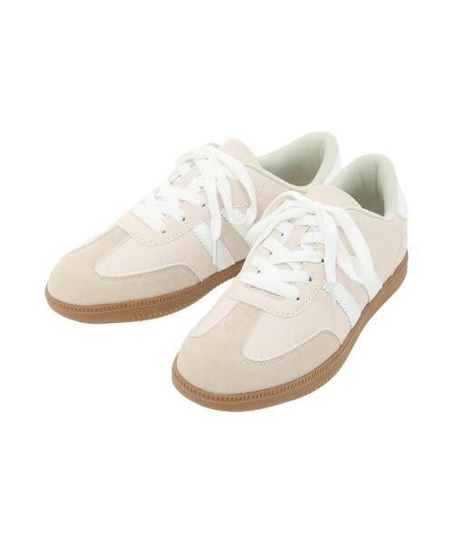 Samansa Mos2（サマンサ モスモス）の「ラインスニーカー（スニーカー・レディース・ベージュ/ブラック・M/XL/S/L）」の11枚目の写真