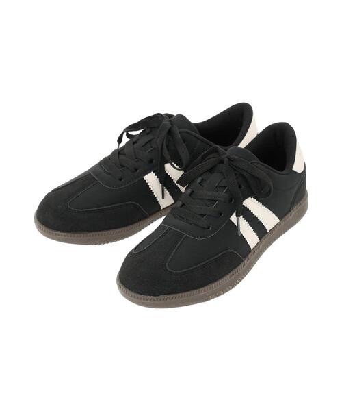 Samansa Mos2（サマンサ モスモス）の「ラインスニーカー（スニーカー・レディース・ベージュ/ブラック・M/XL/S/L）」の12枚目の写真