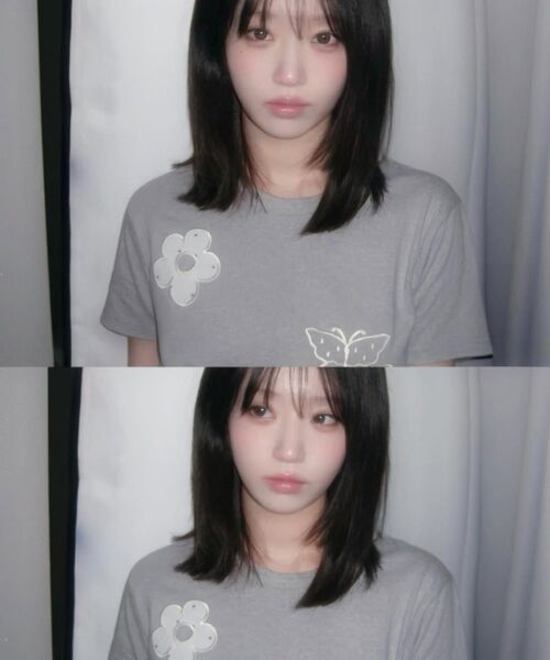 ambler(エムブラー)の「シースルーフラワー刺繍半袖Tシャツ AS1305 (ブラック)(Tシャツ/カットソー・レディース・その他・SMALL/MEDIUM/FREE)」の5枚目の写真
