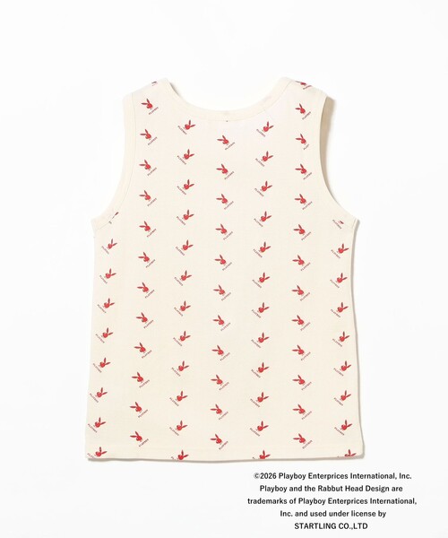 PLAYBOY（プレイボーイ）の「【別注】PLAY BOY / タンクトップ（タンクトップ・レディース・ホワイト/グレー・ONE SIZE）」の6枚目の写真
