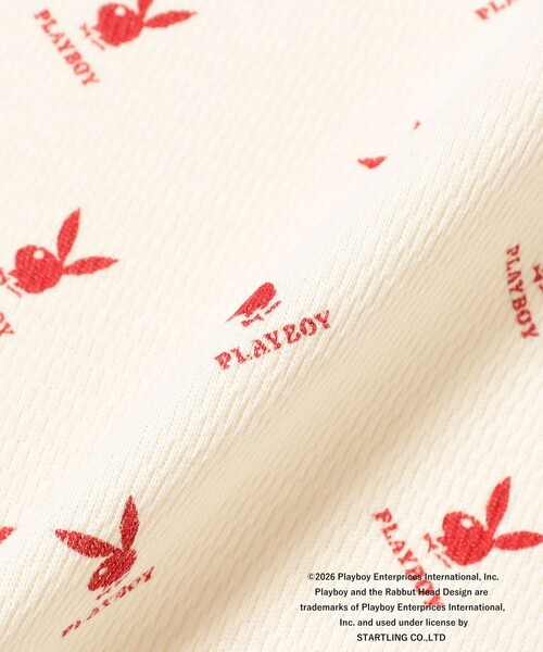 PLAYBOY（プレイボーイ）の「【別注】PLAY BOY / タンクトップ（タンクトップ・レディース・ホワイト/グレー・ONE SIZE）」の7枚目の写真