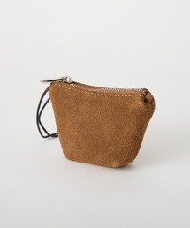 murir（ミュリール）の「スエードミニポーチ(トラペゾイド)（ポーチ）」