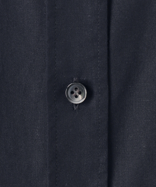 Spick & Span(スピックアンドスパン)の「リネンブレンドハーフスリーブヘムギャザーシャツ(シャツ/ブラウス・レディース・イエロー/ネイビー/マルチ・FREE)」の13枚目の写真