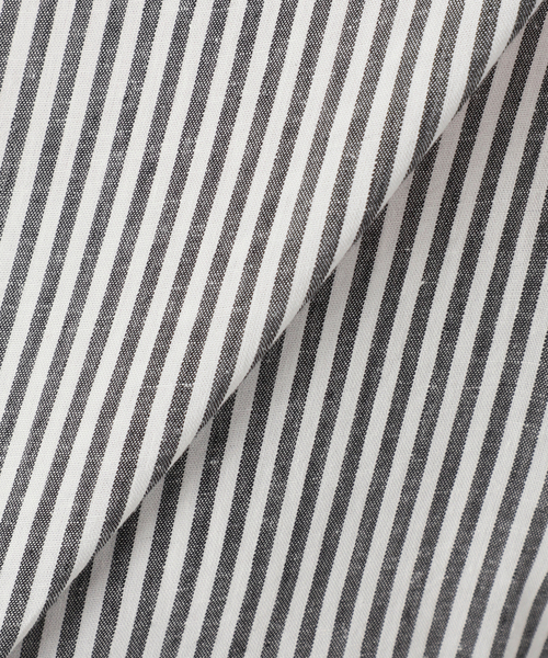 Spick & Span(スピックアンドスパン)の「リネンブレンドハーフスリーブヘムギャザーシャツ(シャツ/ブラウス・レディース・イエロー/ネイビー/マルチ・FREE)」の20枚目の写真