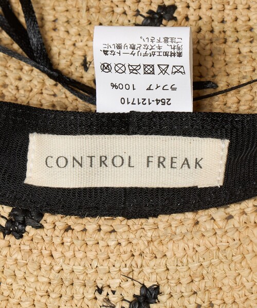 CONTROL FREAK / CTFK(コントロールフリーク)の「<CONTROL FREAK>ラフィア ドット ラインハット< Select by EMMEL REFINES >(ハット・レディース・ナチュラル・FREE)」の9枚目の写真