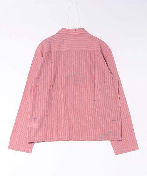 Bshop（ビショップ）の「KARDO | LS VINTAGE INSPIRED SHORT KURTA SHIRT WITH STITCH DETAILING（シャツ/ブラウス・メンズ・ピンク系その他・L/M）」の2枚目の写真