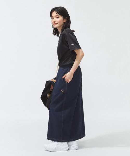 PUMA(プーマ)の「プーマ PUMA ESS (S) ACTIVE SS グラフィック Tシャツ(Tシャツ/カットソー・レディース・ブラック/サックスブルー・S/M/L/XL)」の8枚目の写真
