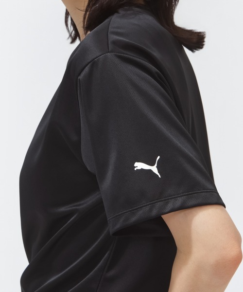 PUMA(プーマ)の「プーマ PUMA ESS (S) ACTIVE SS グラフィック Tシャツ(Tシャツ/カットソー・レディース・ブラック/サックスブルー・S/M/L/XL)」の11枚目の写真