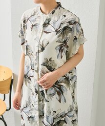 花柄ボタンワンピース【SUM1 STYLE】