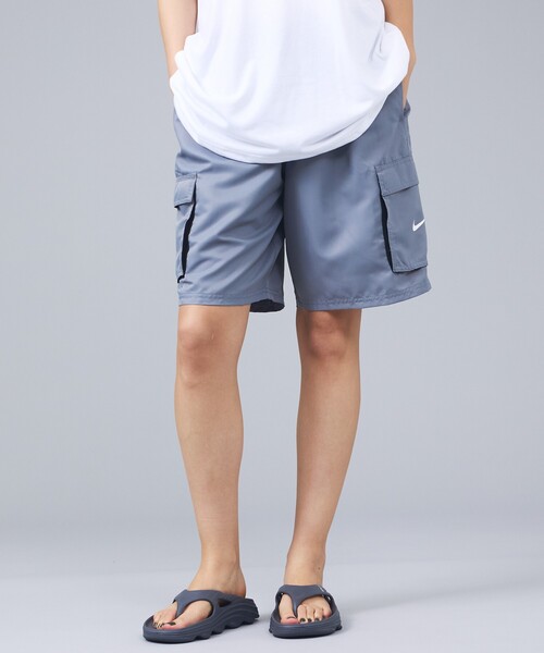 NIKE（ナイキ）の「【NIKE / ナイキ】NESSG452 リップストップ 水陸両用 9ボレーカーゴショーツ / 短パン（カーゴパンツ・メンズ・ベージュ/グレー/ブラック・XL/L/M）」の2枚目の写真