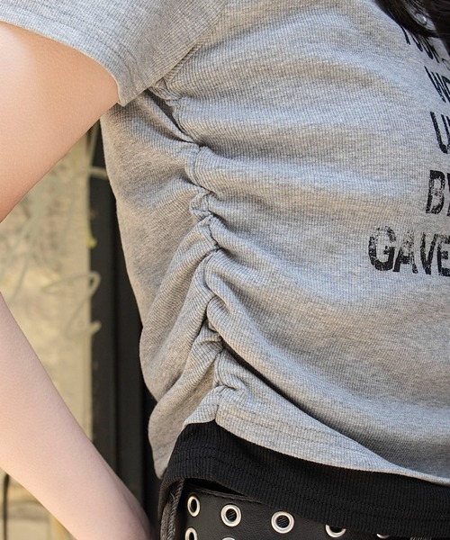 WEGO（ウィゴー）の「WEGO/【26春夏新作】レイヤードグラフィックT（Tシャツ/カットソー・レディース・杢グレー/ホワイト/その他3/その他1/ホワイト系その他/その他2/その他4/その他5・FREE）」の21枚目の写真
