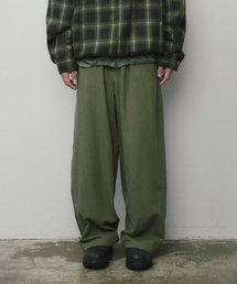 WMC（ダブリューエムシー）の「ワイドトリミングパンツ_カーキ（その他パンツ）」