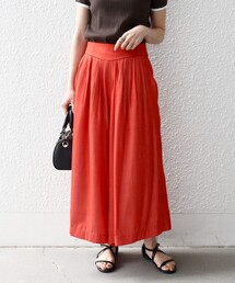 美品　アミティエ　極暖　厚手フリース　リボン装飾付きワインレッド　ガウチョパンツ 母の日クーポン対象】【あゆみ】かかとスポッと 3E相当 ワイン ｜ 母の