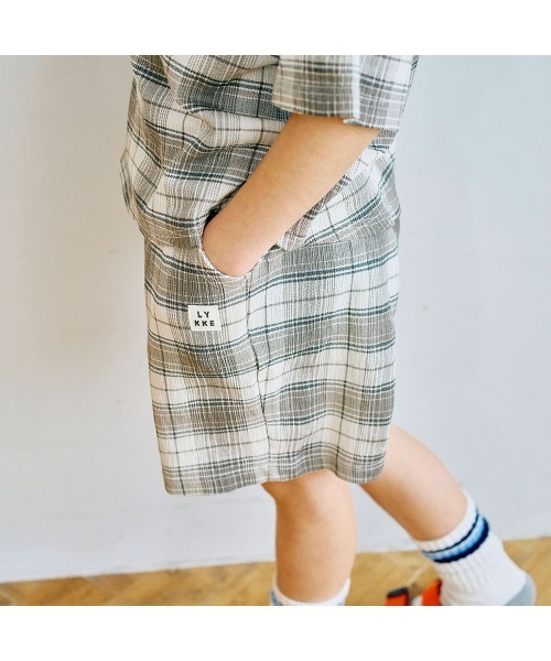 LYKKE(リッケ)の「すぐおしゃれカットソー楊柳ハーフパンツ(その他パンツ・キッズ・ベージュ系その他/ブラウン系その他・90/100/110/120/130)」の11枚目の写真