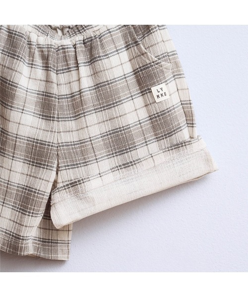 LYKKE(リッケ)の「すぐおしゃれカットソー楊柳ハーフパンツ(その他パンツ・キッズ・ベージュ系その他/ブラウン系その他・90/100/110/120/130)」の14枚目の写真