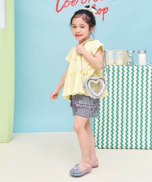 apres les cours(アプレレクール)の「【撥水加工】フリルポケット水陸両用ショートパンツ(その他パンツ・キッズ・オレンジ/レッド/ネイビー/サックスブルー・100/90/80/110/140/130/120)」の5枚目の写真