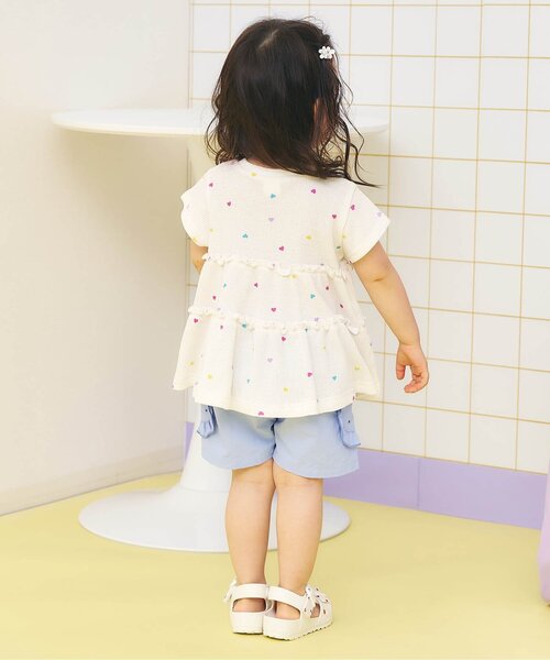 apres les cours(アプレレクール)の「【撥水加工】フリルポケット水陸両用ショートパンツ(その他パンツ・キッズ・オレンジ/レッド/ネイビー/サックスブルー・100/90/80/110/140/130/120)」の18枚目の写真