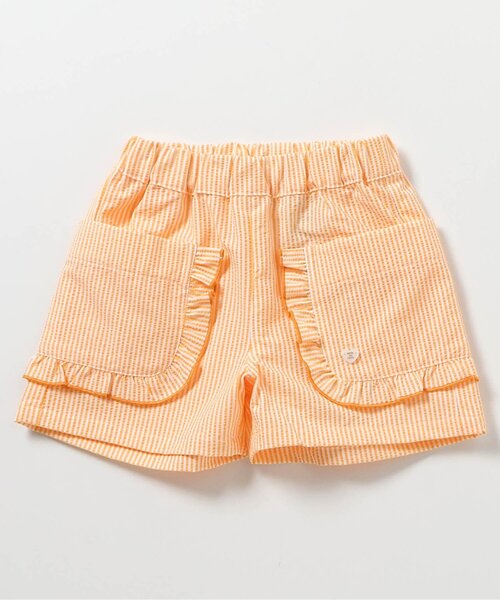 apres les cours(アプレレクール)の「【撥水加工】フリルポケット水陸両用ショートパンツ(その他パンツ・キッズ・オレンジ/レッド/ネイビー/サックスブルー・100/90/80/110/140/130/120)」の15枚目の写真