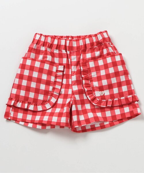 apres les cours(アプレレクール)の「【撥水加工】フリルポケット水陸両用ショートパンツ(その他パンツ・キッズ・オレンジ/レッド/ネイビー/サックスブルー・100/90/80/110/140/130/120)」の16枚目の写真